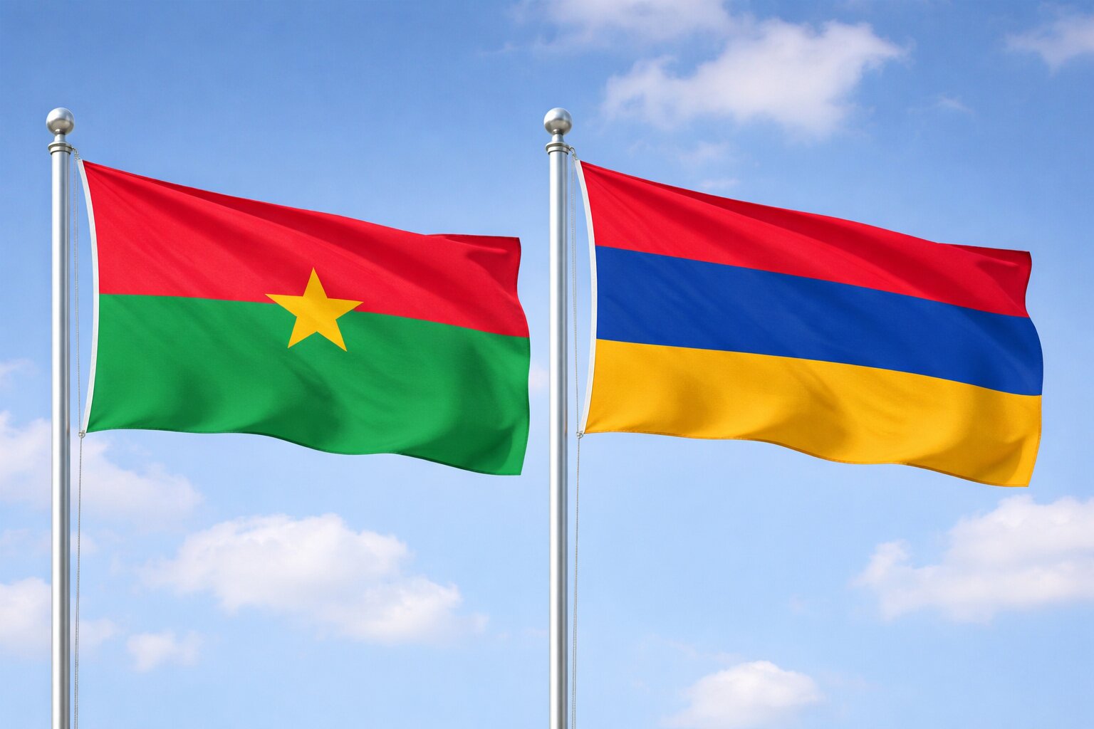 Armenia and Burkina Faso eVisa Flag