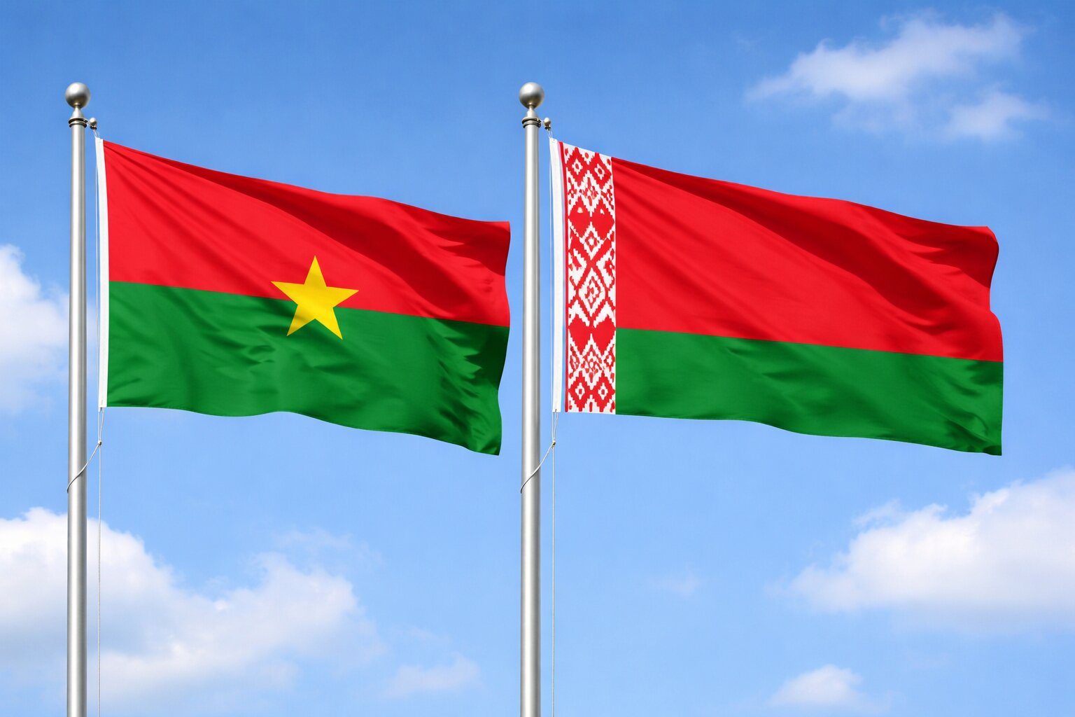 Belarus and Burkina Faso eVisa Flag