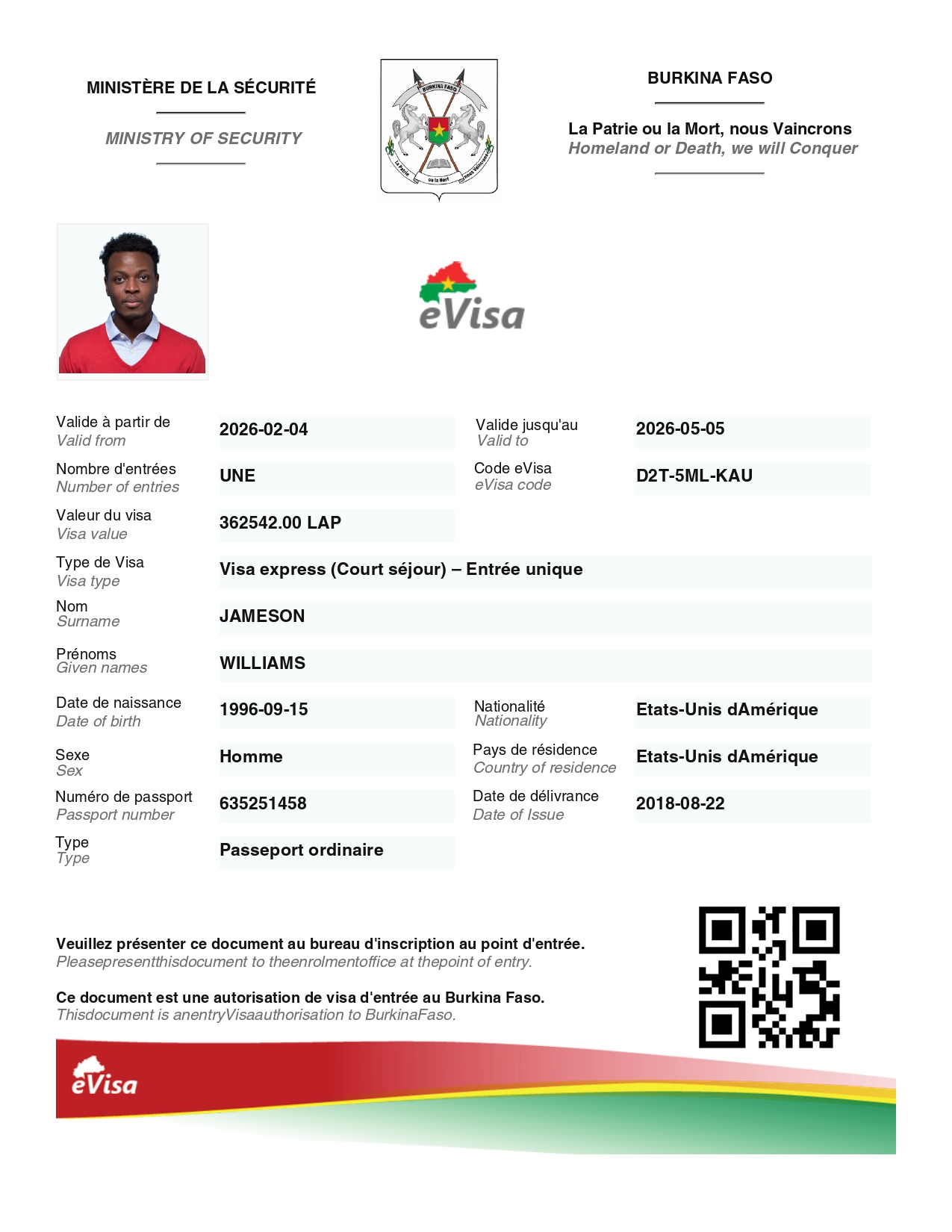 Burkina Faso eVisa