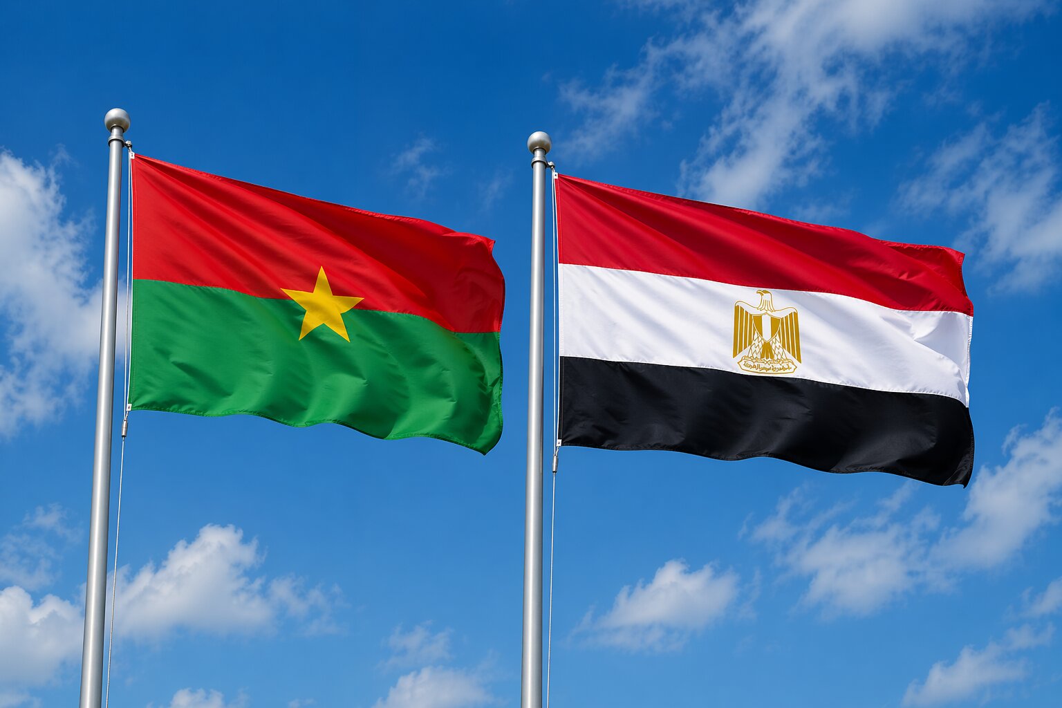 Egypt and Burkina Faso eVisa Flag