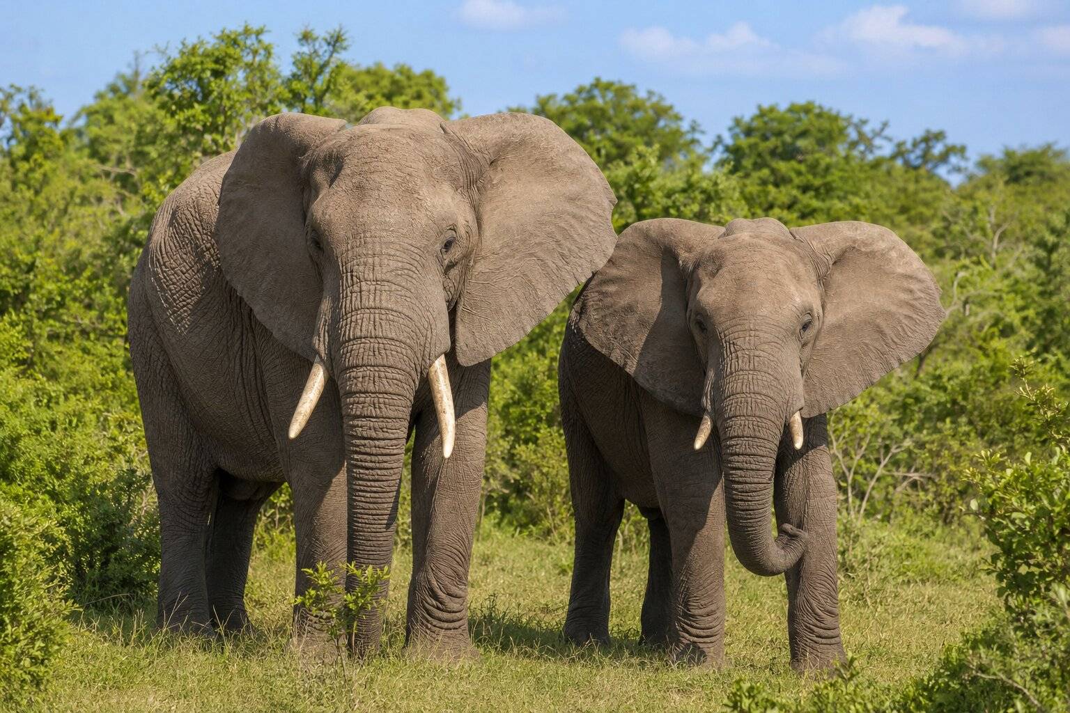 Elephants In Nazinga Game Ranch