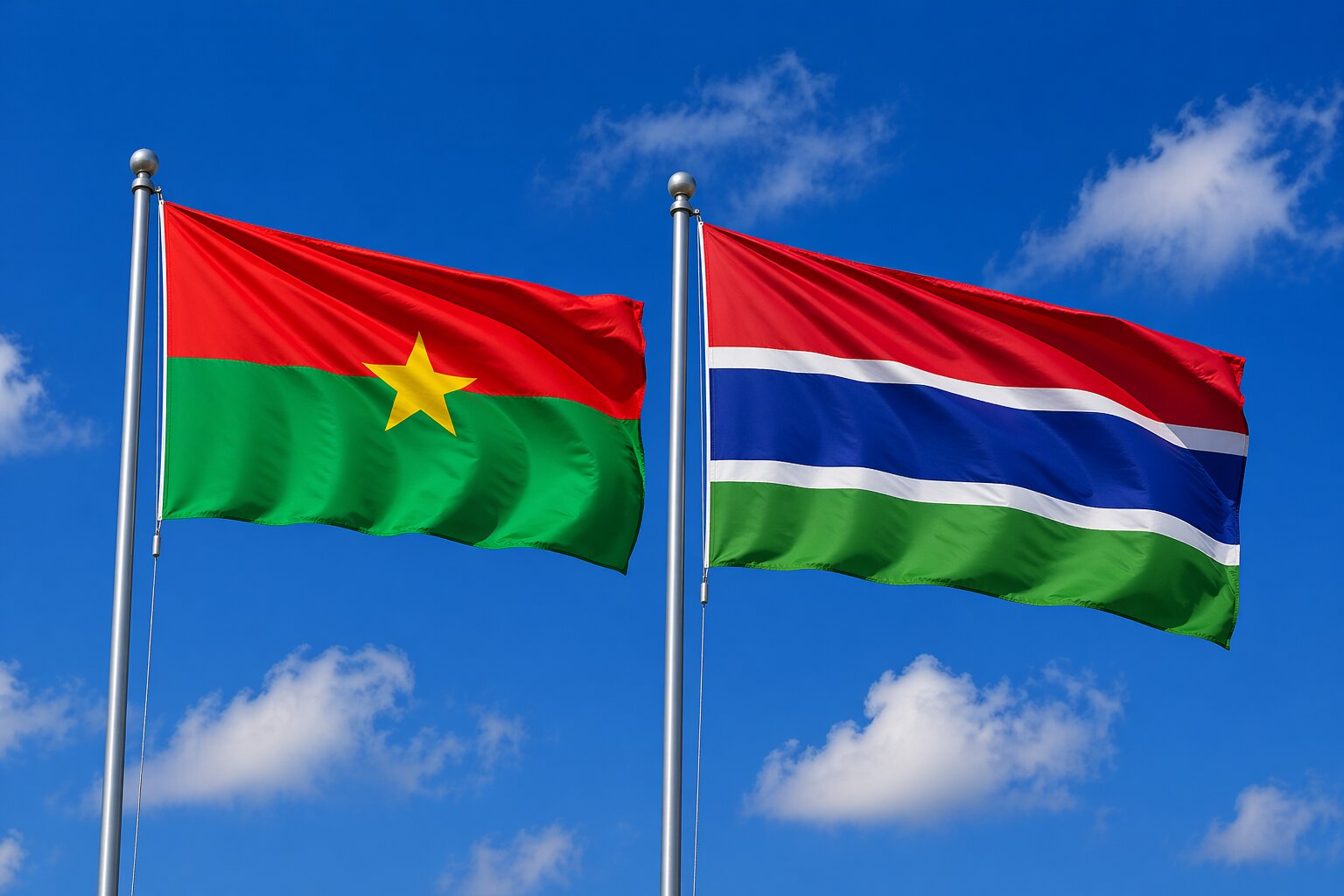 gambia and Burkina Faso eVisa Flag