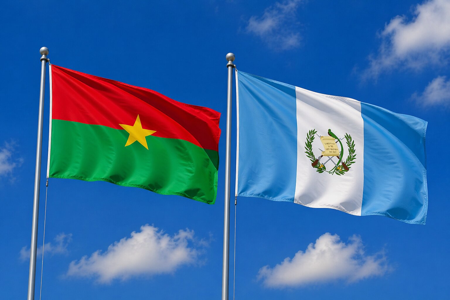 guatemala and Burkina Faso eVisa Flag