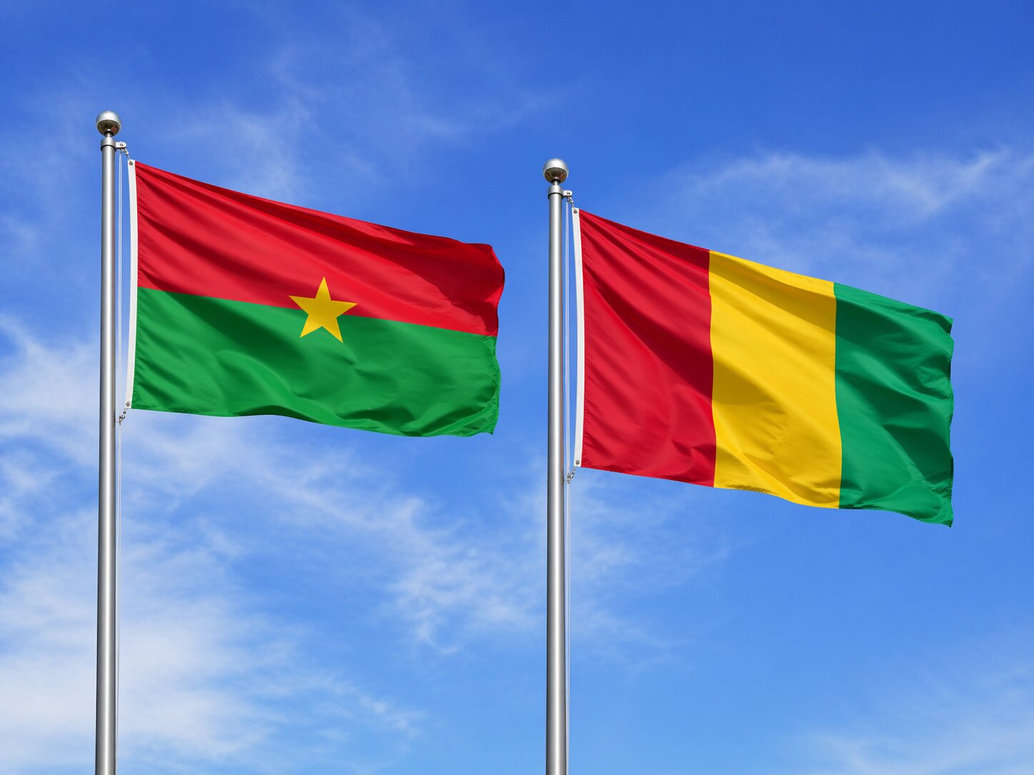 guinea and Burkina Faso eVisa Flag