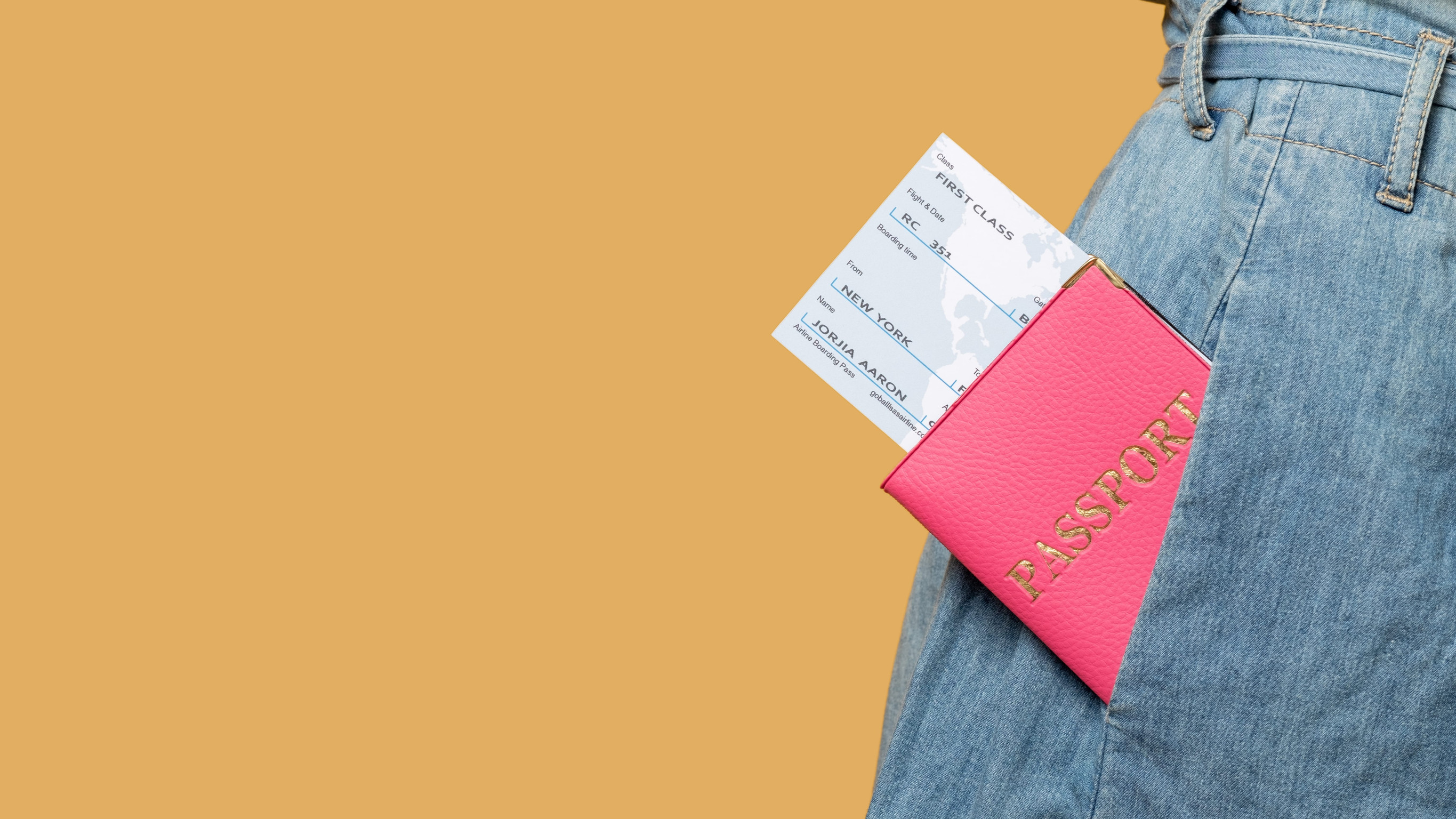 Holiday Travel with Passport and Tickets