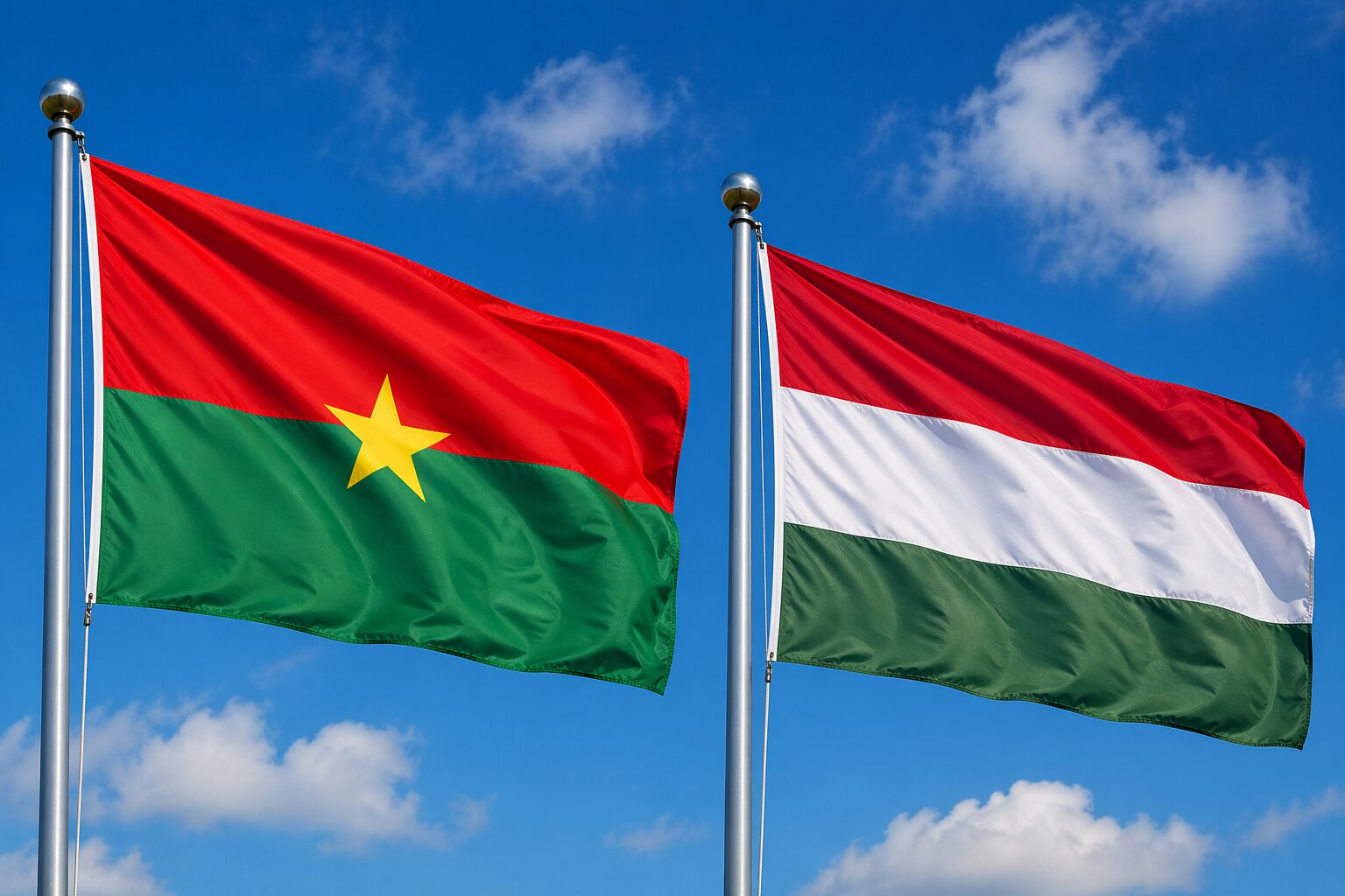Hungary and Burkina Faso eVisa Flag