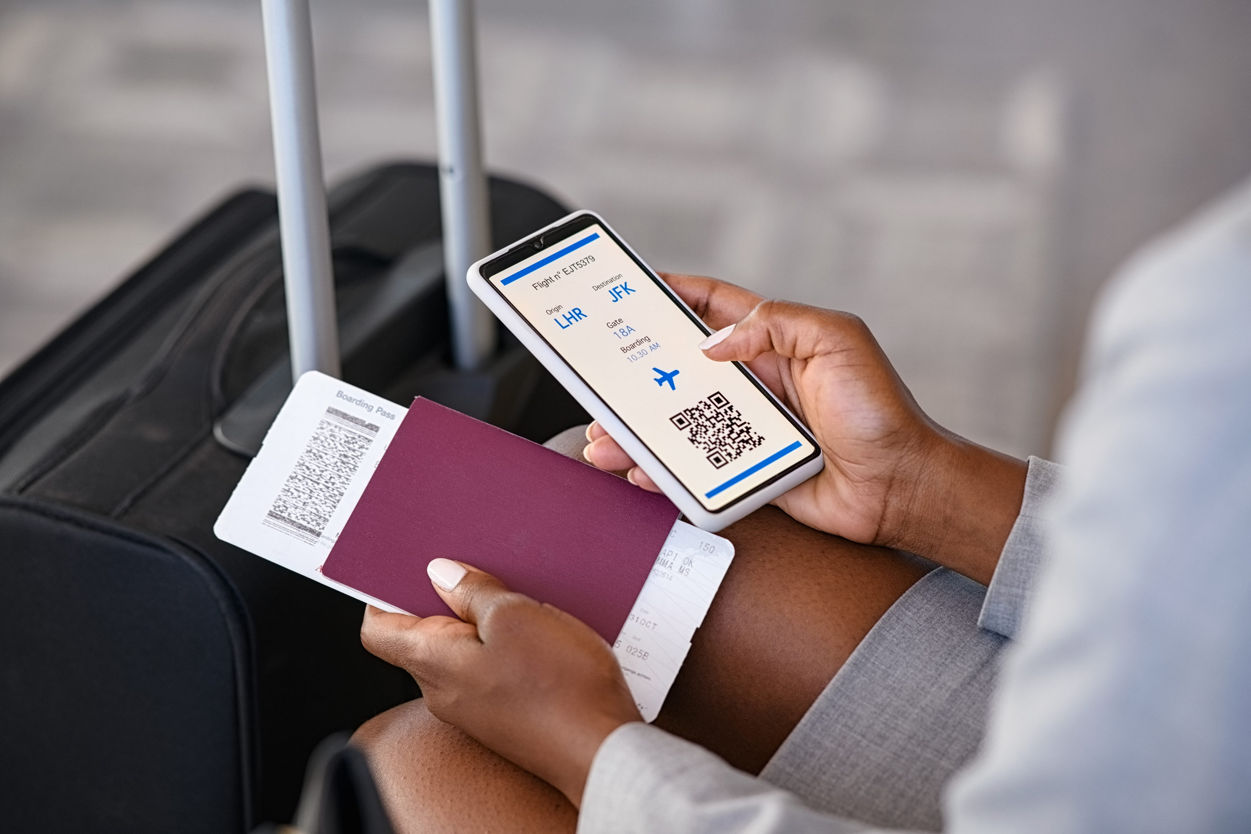Mobile Flight Ticket Check