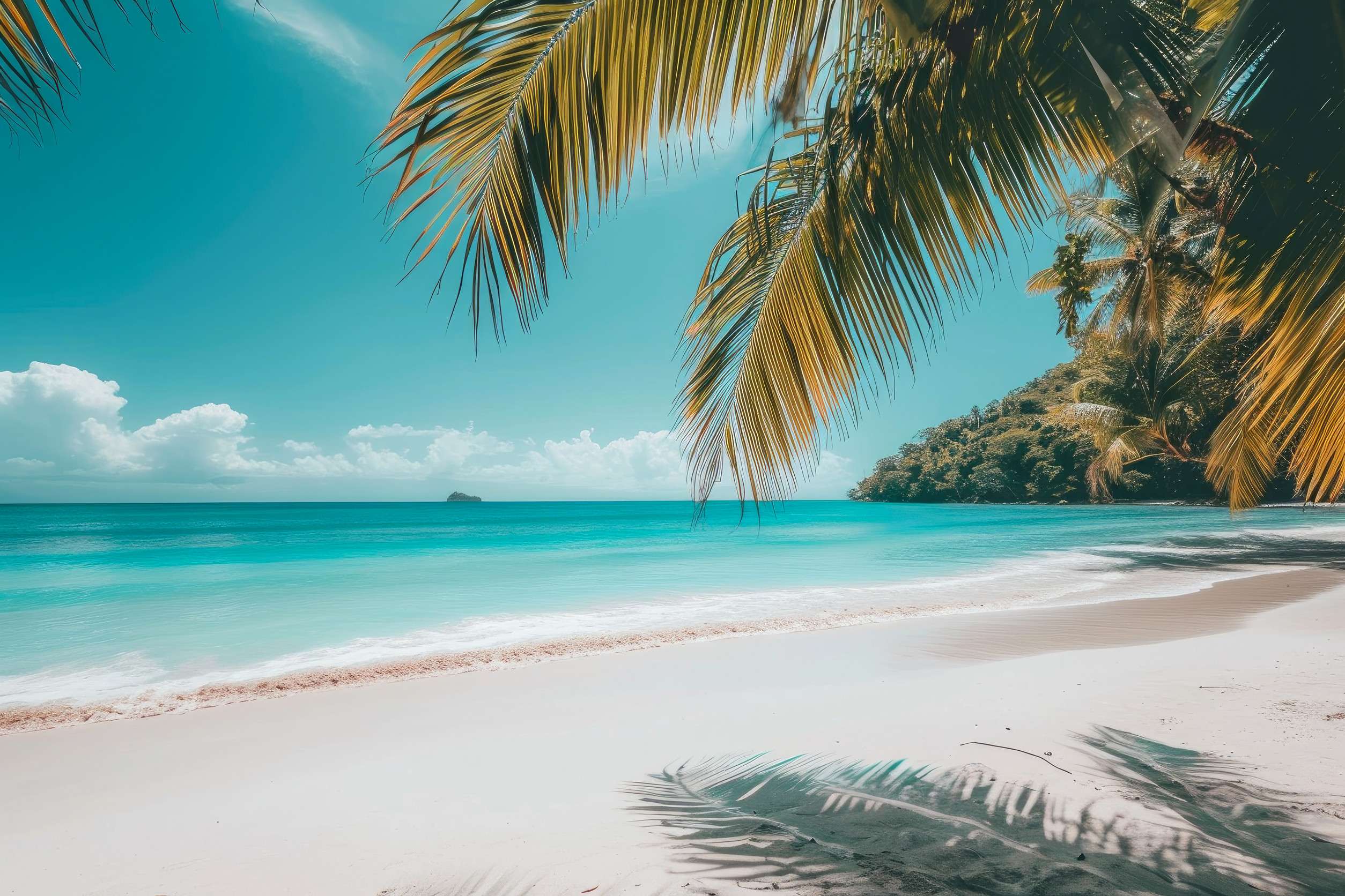 Tropical Bliss Ivory Sands Azure Waters And Palms Tropical Bliss Ivory Sands Azure Waters And Palms